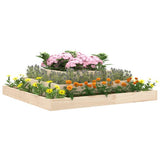 VidaXL Jardinière 110x110x27 cm bois de pin massif
