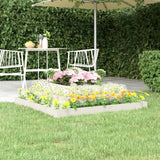 Vidaxx jardinière 110x110x27 cm bois de pin massif blanc