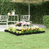 Vidaxx jardinière 110x110x27 cm bois de pin massif noir