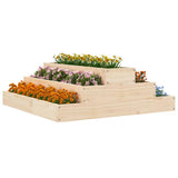Vidaxx jardinière 80x80x27 cm bois de pin massif