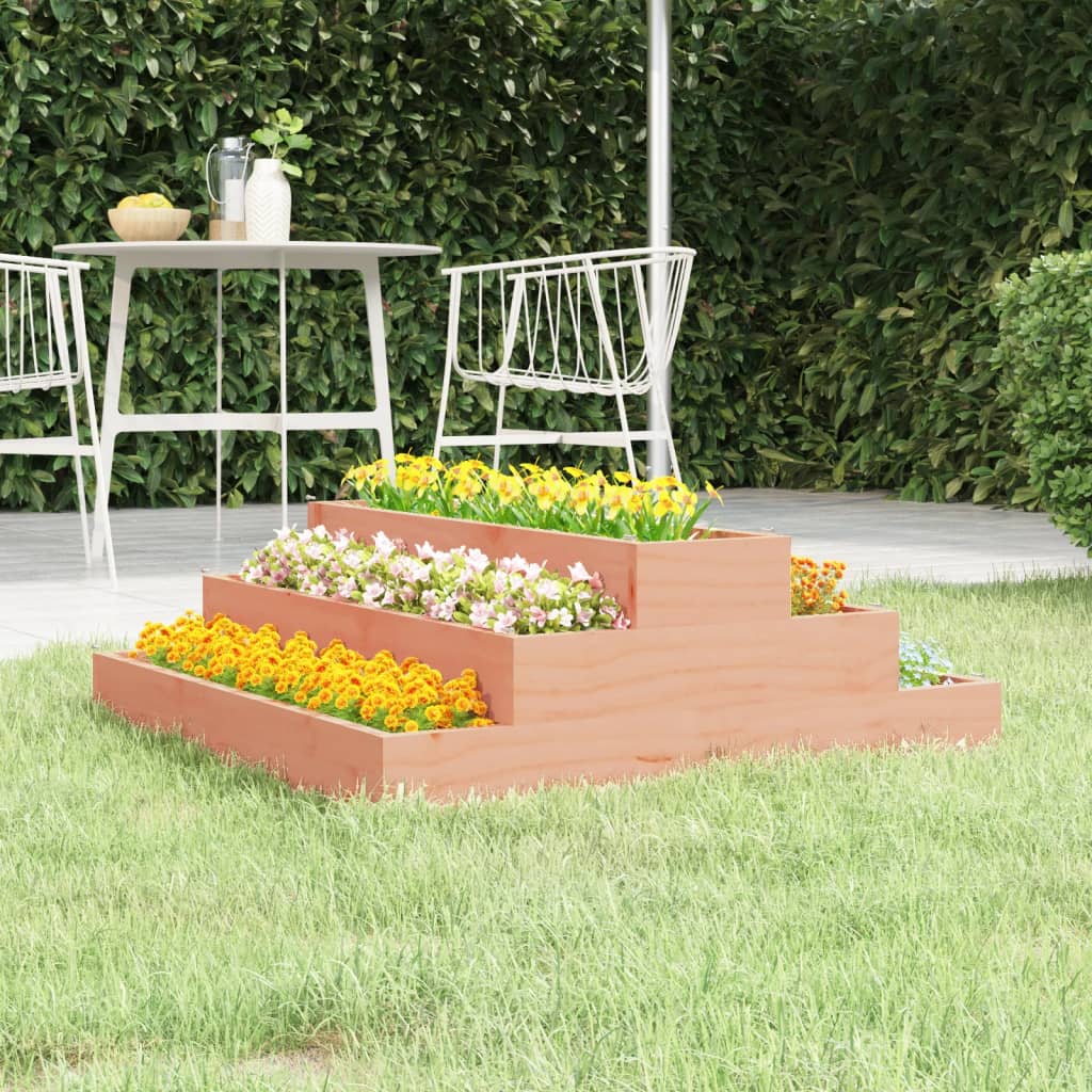 Jardinière Vidaxx 80x80x27 cm bois de Douglas massif