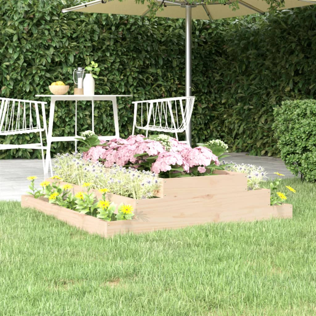Vidaxx jardinière 110x110x27 cm bois de pin massif