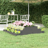 Vidaxx jardinière 110x110x27 cm bois de pin massif gris