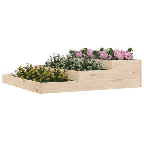 Vidaxx jardinière 107x107x27 cm bois de pin massif