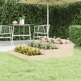 Vidaxx jardinière 107x107x27 cm bois de pin massif