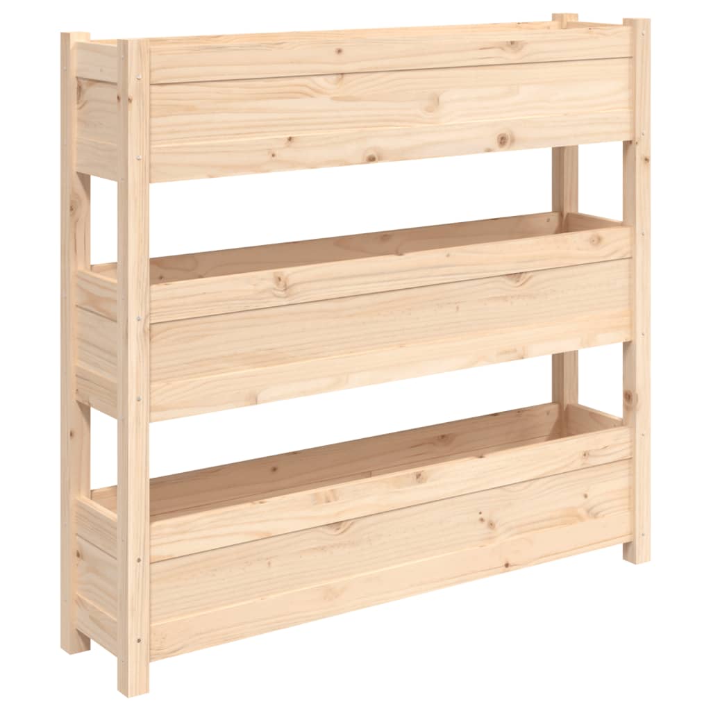 Jardinière Vidaxx 112x25x104,5 cm bois de pin massif