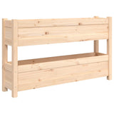 Vidaxx jardinière 112x25x66 cm bois de pin massif