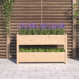 Vidaxx jardinière 112x25x66 cm bois de pin massif