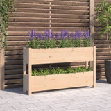 Vidaxx jardinière 112x25x66 cm bois de pin massif
