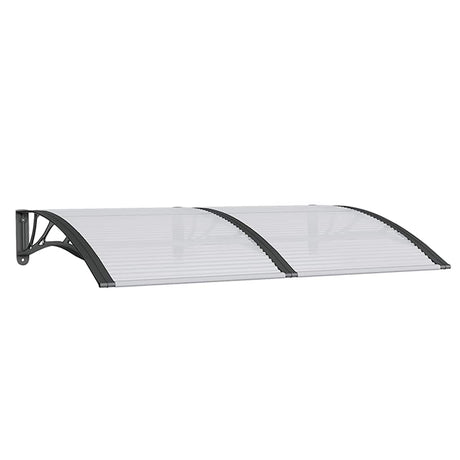 Vidaxx auvent de porte 150x100 cm polycarbonate noir