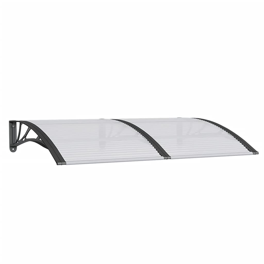 Vidaxl Porte auvent 150x100 cm Polycarbonate noir