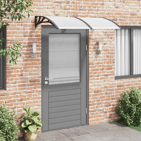Vidaxx auvent de porte 150x100 cm polycarbonate noir