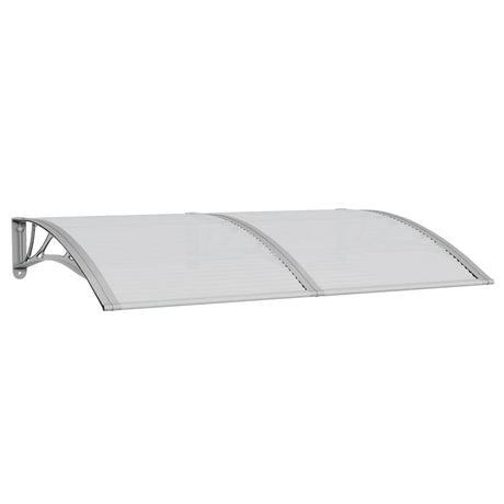 Vidaxx auvent de porte 150x100 cm polycarbonate gris