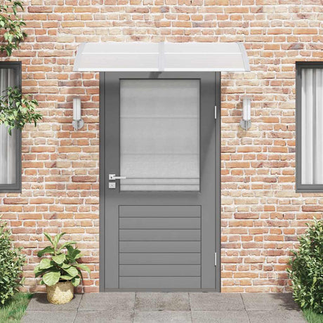 Vidaxx auvent de porte 150x100 cm polycarbonate gris