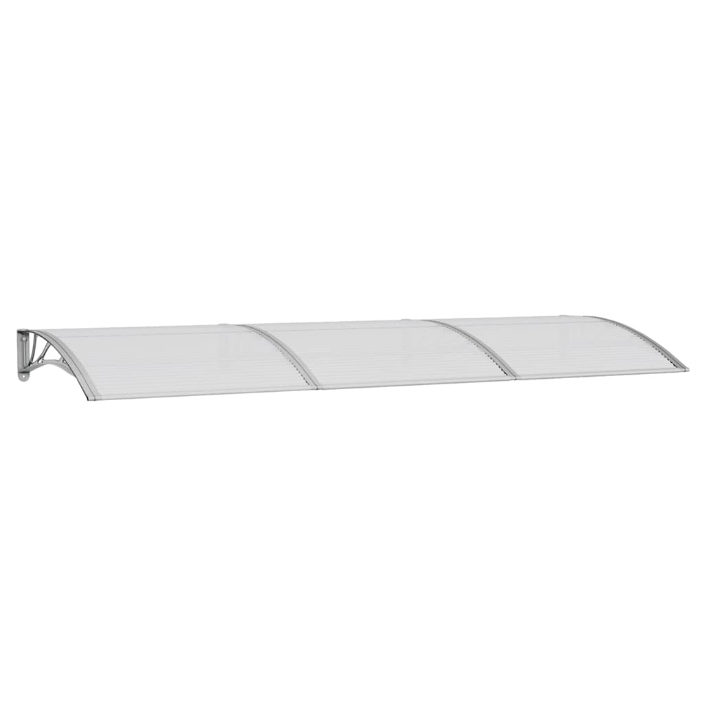 Vidaxx auvent de porte 300x100 cm polycarbonate gris