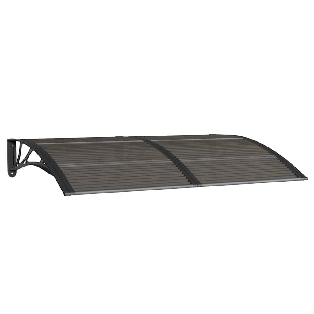 Vidaxx auvent de porte 150x100 cm polycarbonate noir