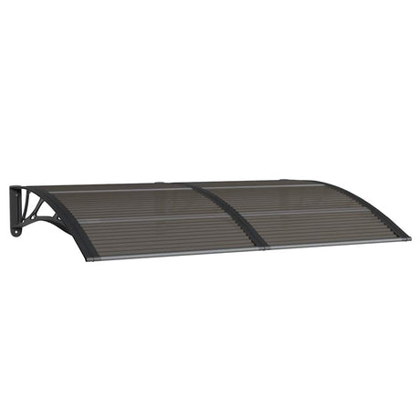 Vidaxx auvent de porte 150x100 cm polycarbonate noir