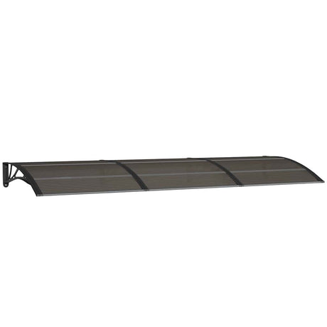 Vidaxx auvent de porte 300x100 cm polycarbonate noir