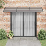 Vidaxx auvent de porte 300x100 cm polycarbonate noir