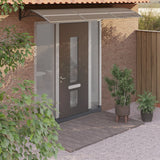 Vidaxl Door Canopy 300x100 cm Policarbonato Negro