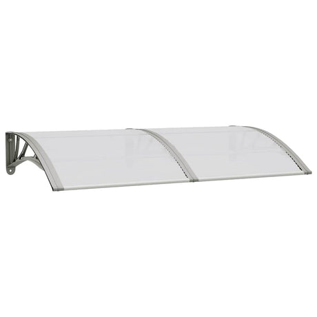 Vidaxx auvent de porte 150x75 cm polycarbonate gris