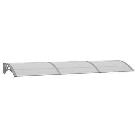 Vidaxx auvent de porte 300x75 cm polycarbonate gris