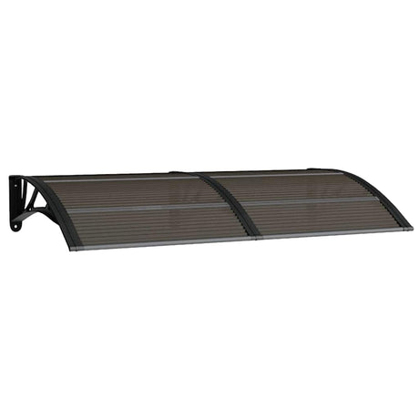 Vidaxx auvent de porte 150x75 cm polycarbonate noir