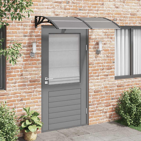 Vidaxx auvent de porte 150x75 cm polycarbonate noir