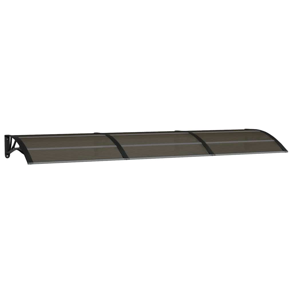 Vidaxx auvent de porte 300x75 cm polycarbonate noir