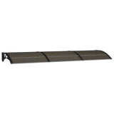 Vidaxx auvent de porte 300x75 cm polycarbonate noir