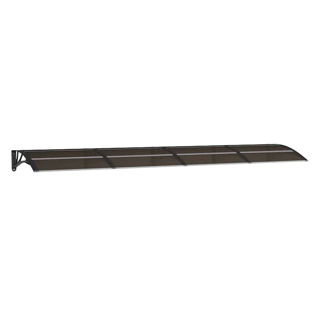 Vidaxx auvent de porte 350x75 cm polycarbonate noir
