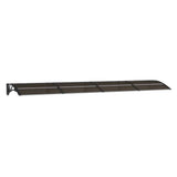 Vidaxx auvent de porte 350x75 cm polycarbonate noir