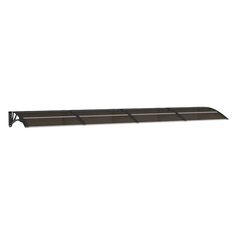 Vidaxx auvent de porte 350x75 cm polycarbonate noir