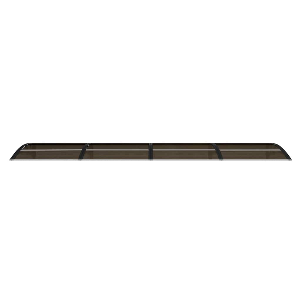 Vidaxx auvent de porte 350x75 cm polycarbonate noir