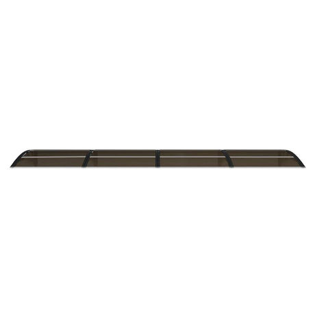Vidaxx auvent de porte 350x75 cm polycarbonate noir