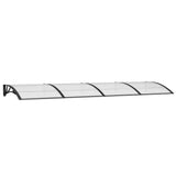Vidaxx auvent de porte 350x100 cm polycarbonate noir