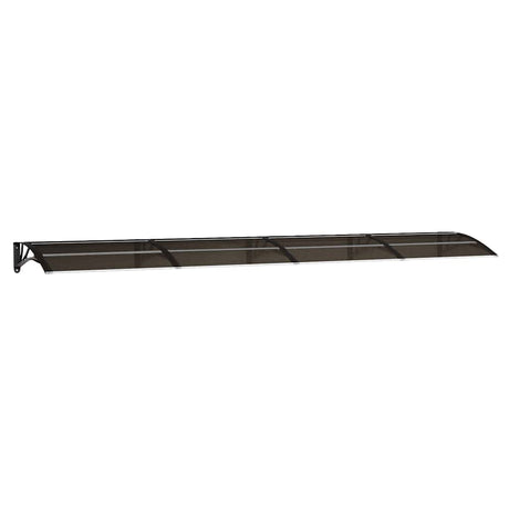 Vidaxx auvent de porte 400x75 cm polycarbonate noir