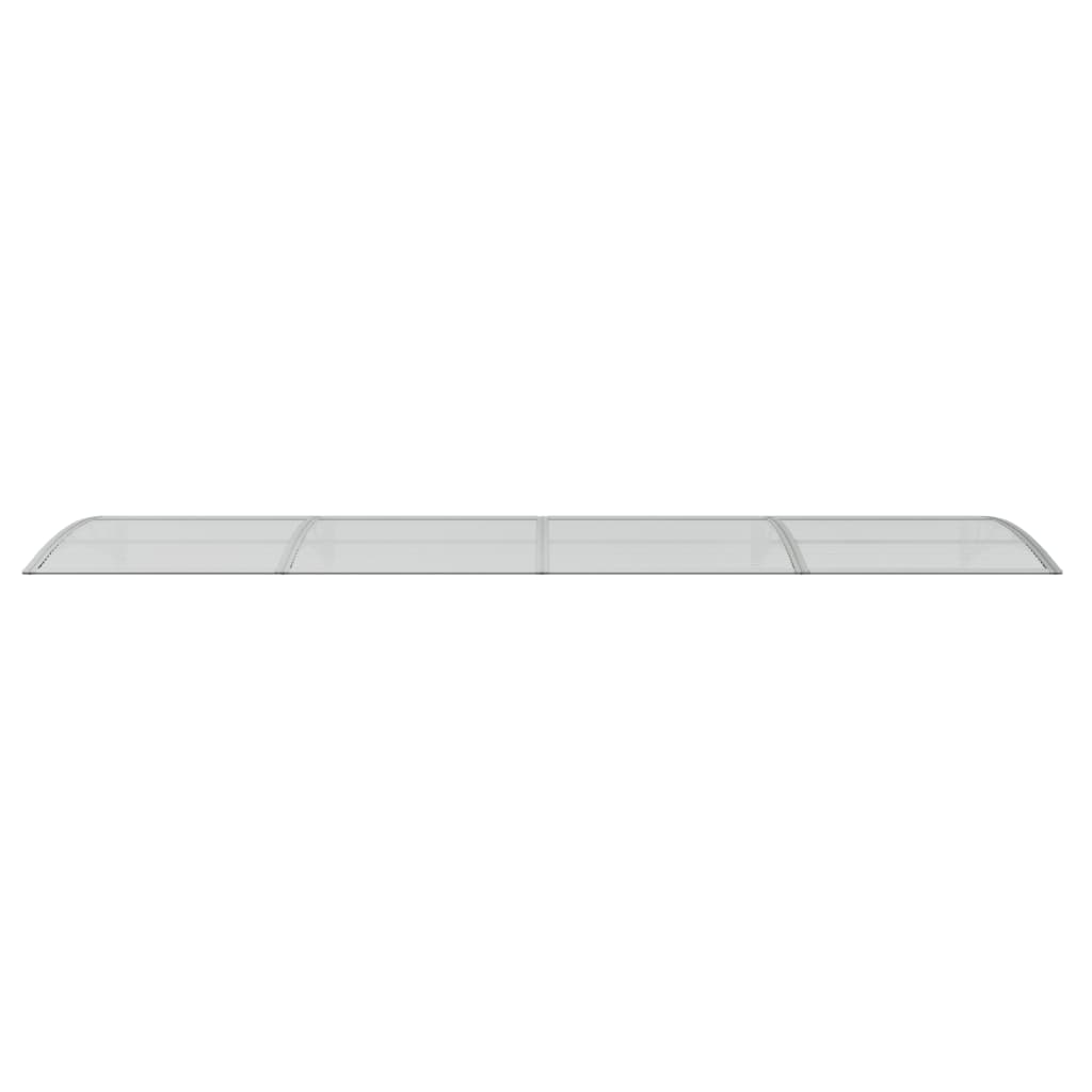 Vidaxl Porte auvent 400x100 cm Polycarbonate gris