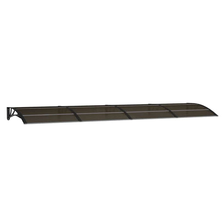 Vidaxx auvent de porte 400x100 cm polycarbonate noir