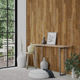 Vidaxx panneaux muraux aspect bois 2,06 m² PVC marron