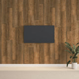 Vidaxx panneaux muraux aspect bois 2,06 m² PVC marron
