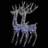 Vidaxl Christmas Decoration Rendier XXL 2 St 250 LED Multi -farvet 180 cm akryl