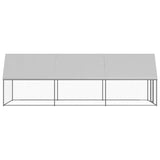 VidaXL Poulailler extérieur pour poules 2x6x2 m en acier galvanisé