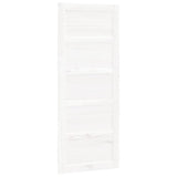 Porta scorrevole Vidaxl 80x1.8x204.5 cm Pino solido bianco