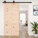 Vidaxl sliding door 100x1.8x214 cm solid pine