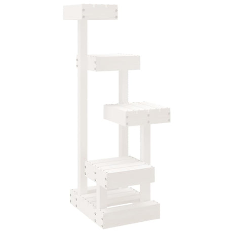 Vidaxl Cat Furniture 45.5x49x103 cm Pine solide blanc