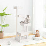Vidaxl Cat Furniture 45.5x49x103 cm Pine solide blanc