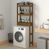 Vidaxx étagère de toilette 63x26x171 cm bois de pin massif marron miel