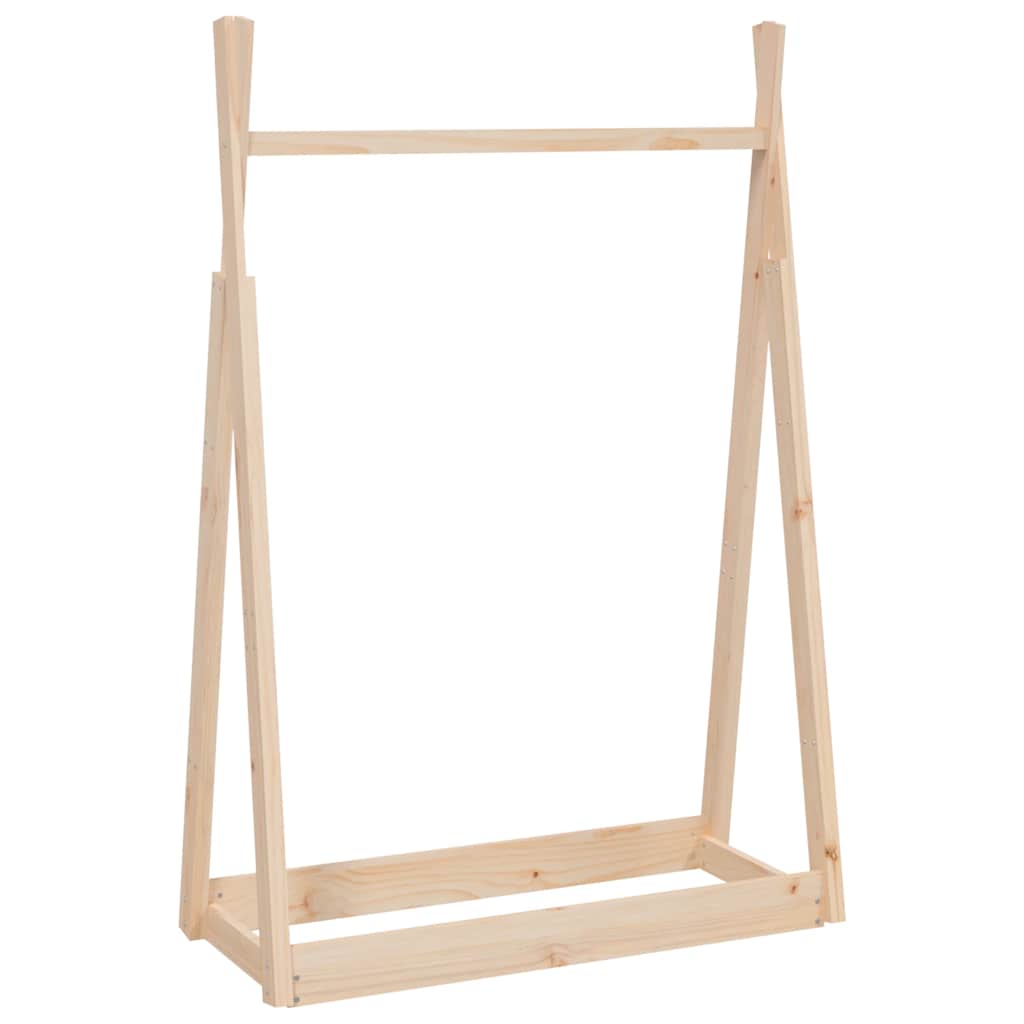 Vidaxx portant à vêtements 100x45x150 cm en bois de pin massif