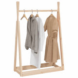 Vidaxx portant à vêtements 100x45x150 cm en bois de pin massif